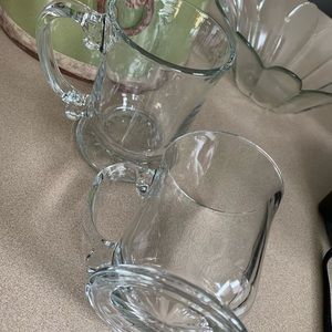 Glass Coffee Mugs set of 2